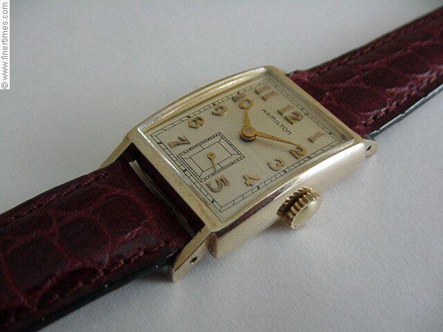 Hamilton Brockton 10K Solid Gold Watch